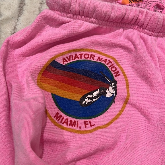 Pink Aviator Nation Pants - Picture 3 of 4